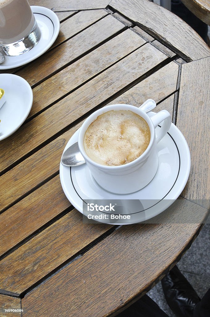 Desayuno: Café. - Foto de stock de Adorno de espuma libre de derechos