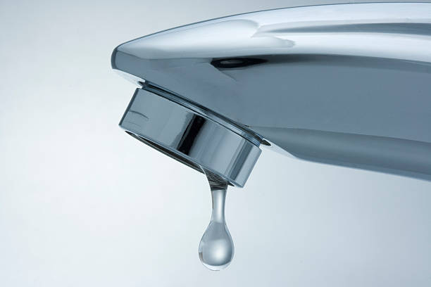 istock Faucet with a drop let of water 145906224