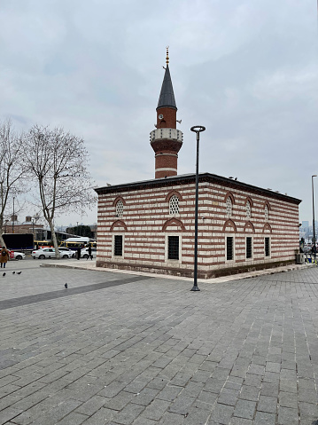 Small beautiful Selman Aga mosque in Istanbul, Turkey