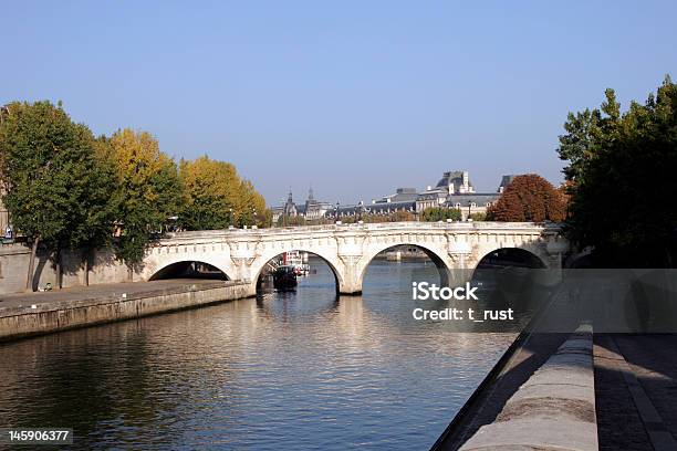 Río Seine París Francia Foto de stock y más banco de imágenes de Agua - Agua, Aire libre, Arquitectura