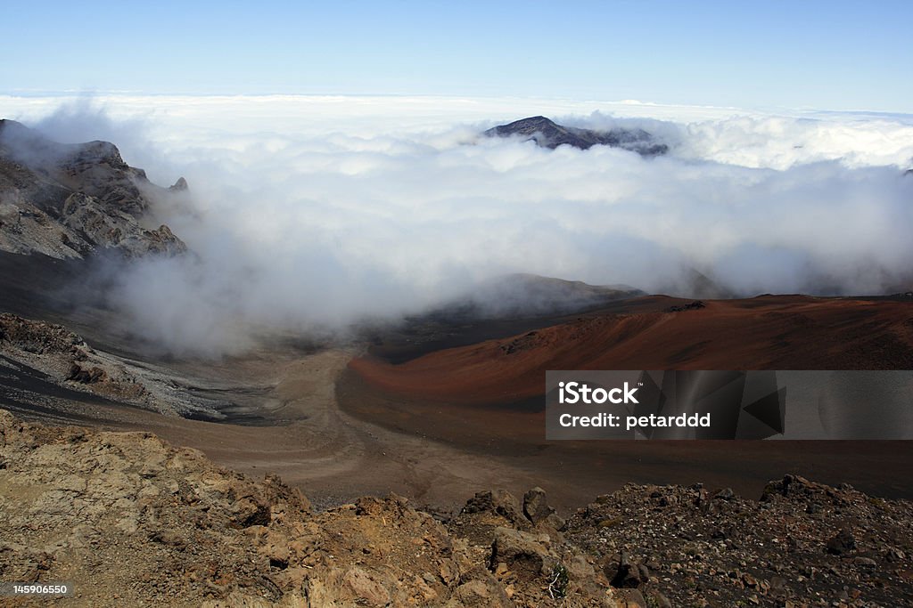 Cratere di Haleakala - Foto stock royalty-free di Ambientazione esterna