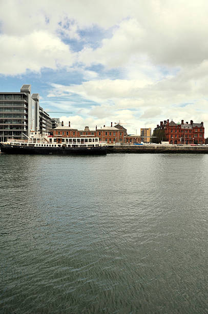 istock Dublin: River Liffey and the north docklands. 145906800