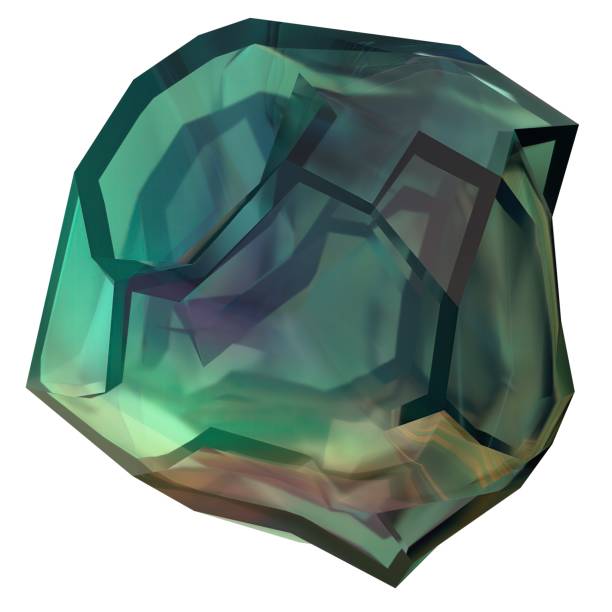 istock green glassy transparent geometry abstract, dramatic, passionate, luxurious and exclusive isolated 3D rendering graphic design elemental background material 1459069085
