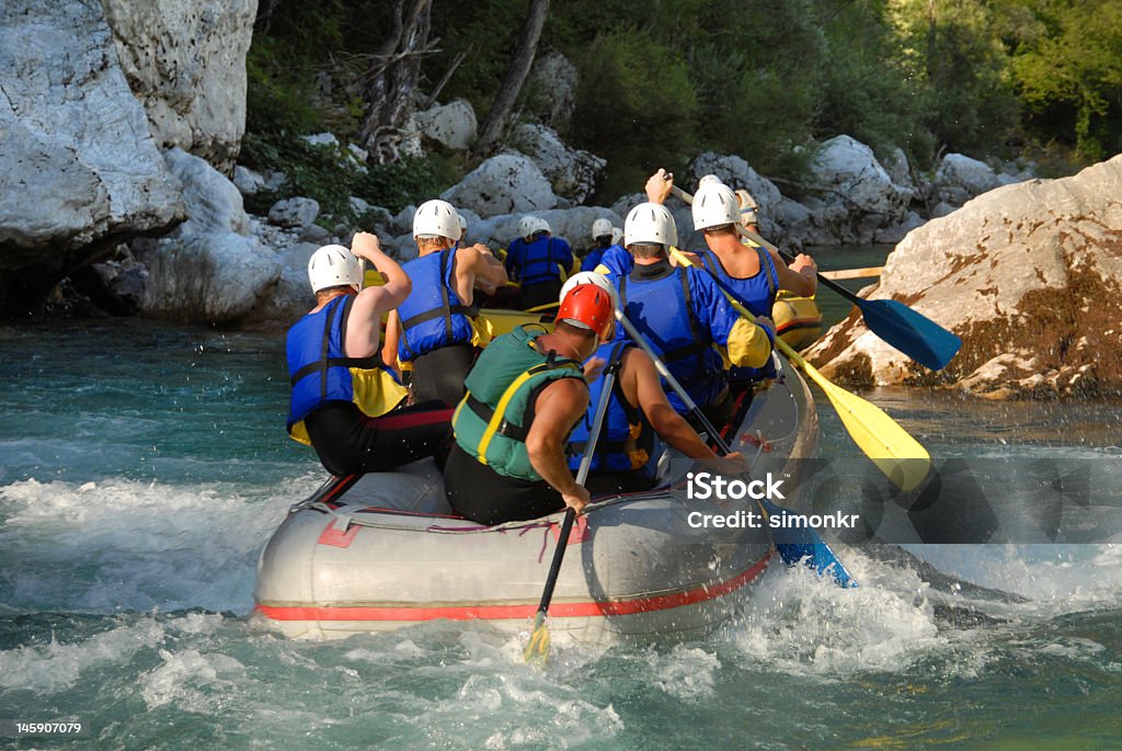 Wildwasser-rafting - Lizenzfrei Bach Stock-Foto