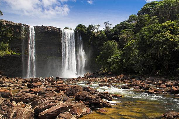 istock Beautiful waterfall in Venezuela 145907547