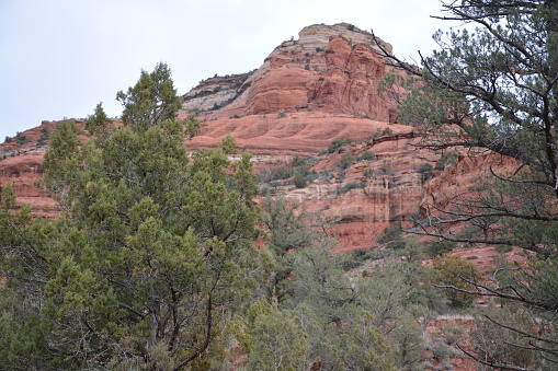 Red Rock area near Sedona Arizona. Photo taken during the fall of the year.