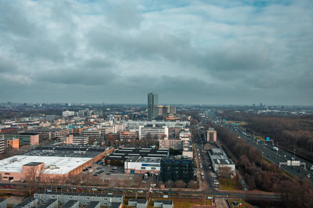 istock Dutch cityscape view of Den Haag 1459077893