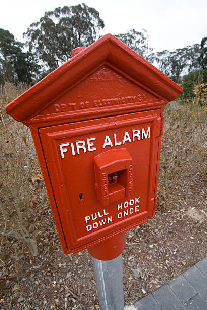 Alarma de incendios - foto de stock