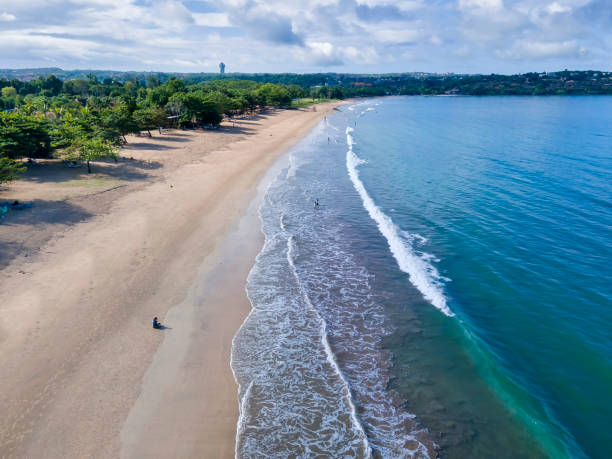 Aerial view of Jimbaran beach