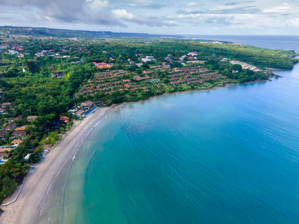 istock Aerial view of Jimbaran beach 1459081818
