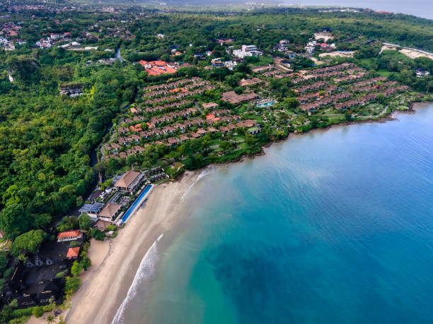 Aerial view of Jimbaran beach