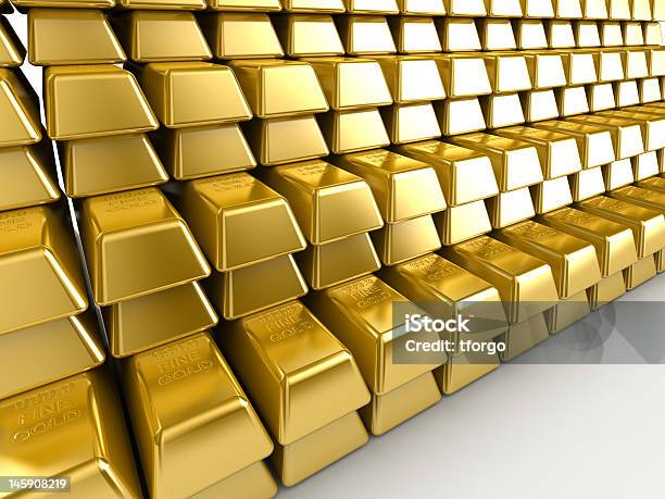 Gold Bars Stock Photo - Download Image Now - Business, Computer Graphic, Corporate Business