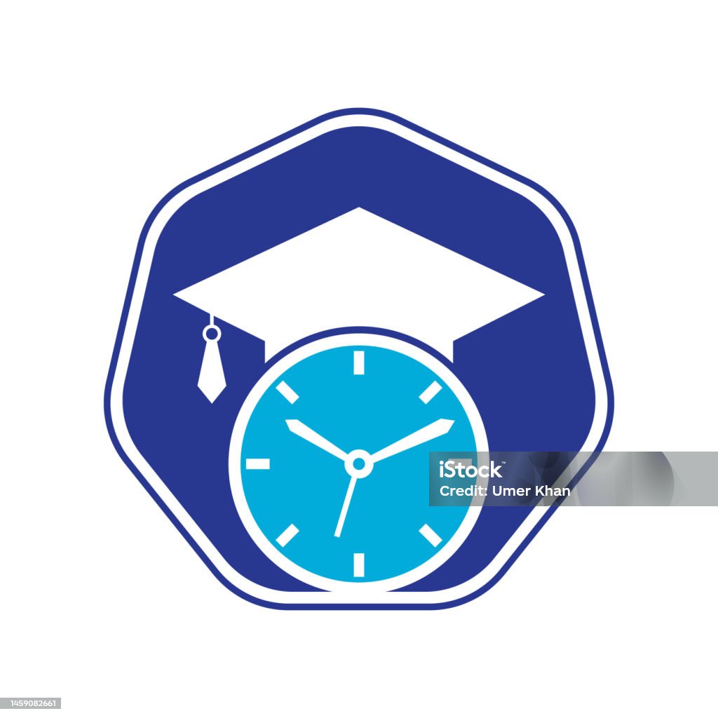 Study Time. Sign Study Time Vector Logo Design Stock Illustration - Download Image Now ...