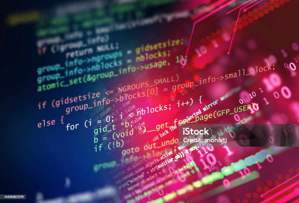 Programming Code Abstract Technology Background Of Software Developer ...