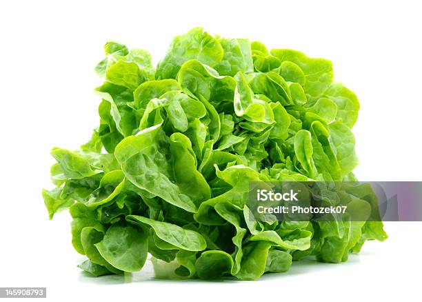 Green Salad Stock Photo - Download Image Now - Green Salad, Cut Out, Crop - Plant