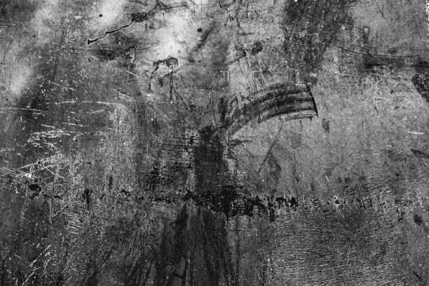 istock Grunge metal texture, black and white monochromatic image of rough corroded metallic surface 1459091333