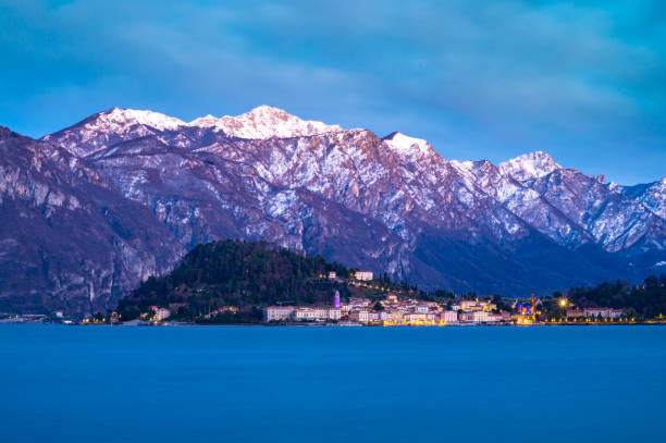 istock Bellagio at dusk, in winter. 1459093602