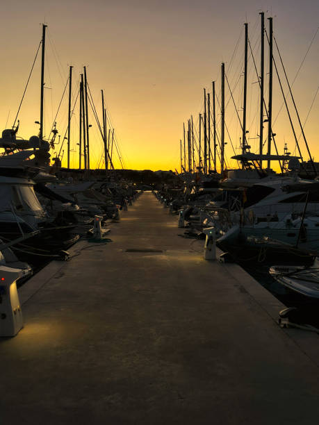 Mood at the port in Denia. Costa Blanca