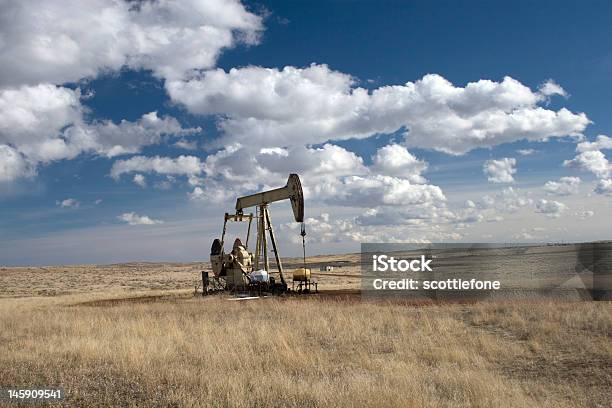 Bomba Petrolífera - Fotografias de stock e mais imagens de Ao Ar Livre - Ao Ar Livre, Bomba Petrolífera, Campo agrícola