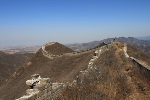 The remnant badaling greatwall in china