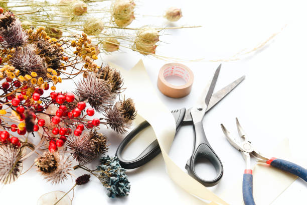 istock craft work for dried flower arrangement 1459097015