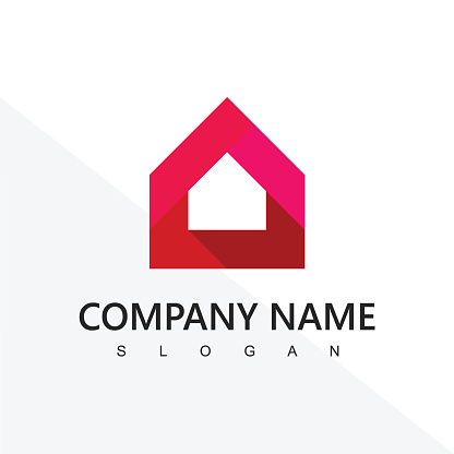 House Logo For Real Estate Agency, real estate agent or Property Management Company