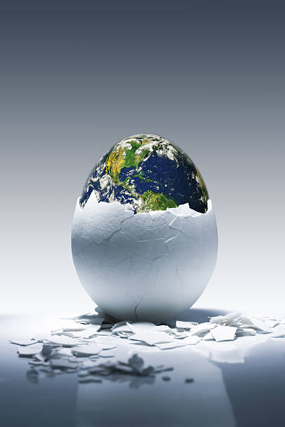 planeta nascimento - bright new life earth globe imagens e fotografias de stock