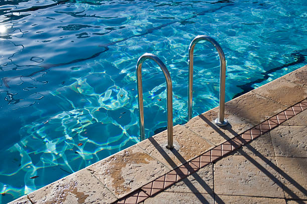 Stock Photo - Blue Ladder stock photo