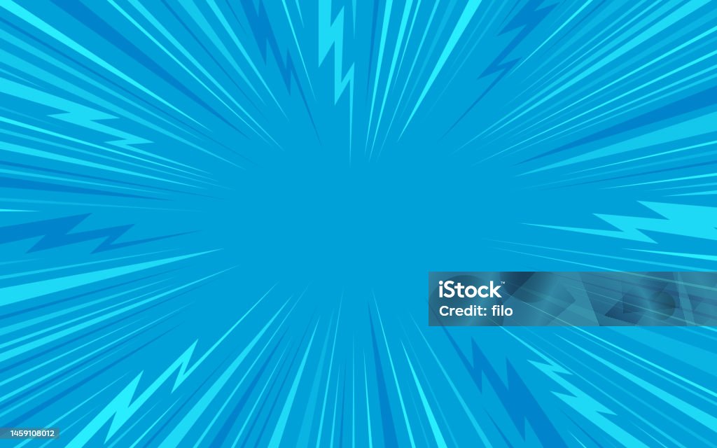 Explosion Blue Abstract Blue Blast Explosion Excitement Burst Background Stock Illustration ...