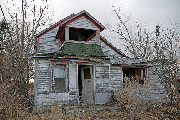 Scary House stock photo