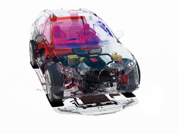 istock Transparent model cars. 1459110807
