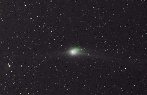 The Green Comet C/2022 E3 (ZTF) in the constellation of Draco on the morning of 23 Jan 2023