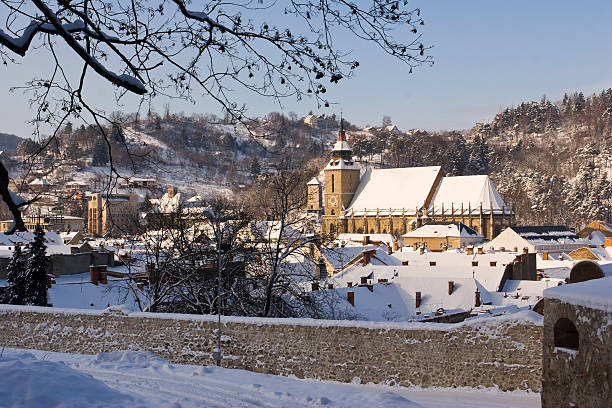 istock Black Church from Brasov, Romania 145911419