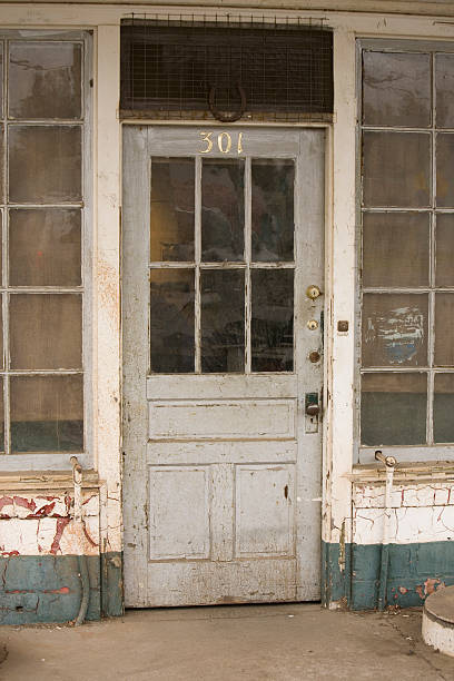 old doorway stock photo