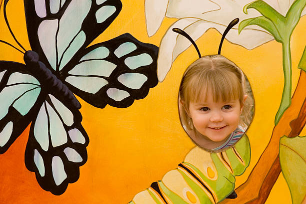 istock Young Girl Butterfly 145911825