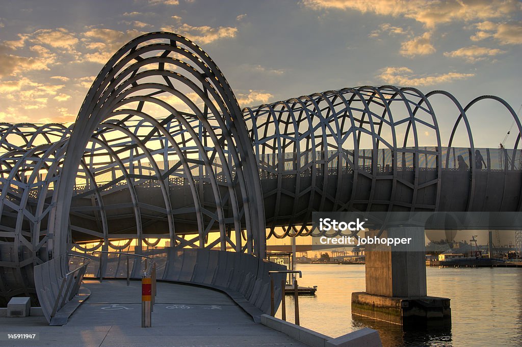 Melbourne-Webb Bridge - Zbiór zdjęć royalty-free (Architektura)