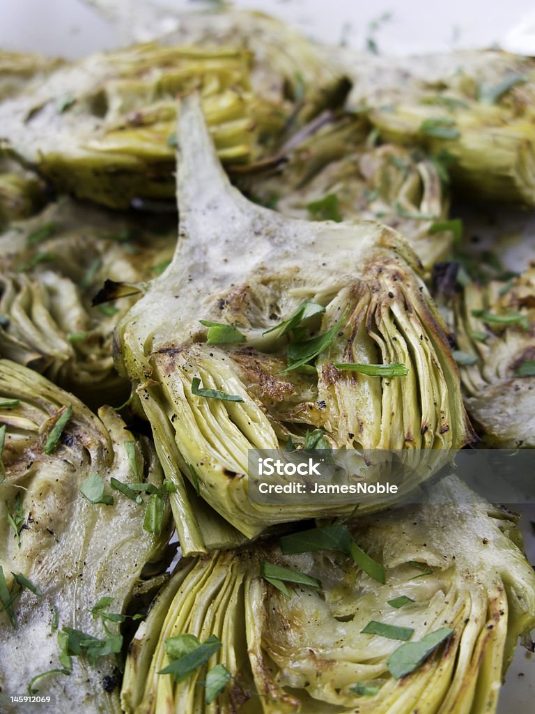 Artichokes a la parrilla - Foto de stock de Agricultura libre de derechos