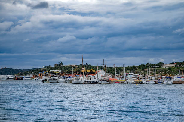 istock View of harbour in Megalo Pefko (Nea Peramos), Greece 1459126430