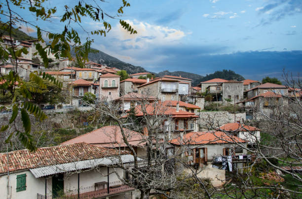 istock Stemnitsa village on Menalo mountain. Greece 1459126668