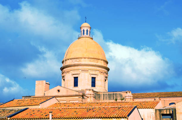 San Nicolò Cathedral is the most important Catholic worship site in the city- Noto Siracusa Italy