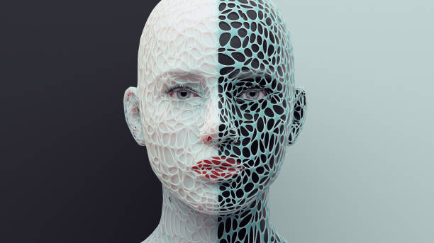 istock Abstract face profile of women . 1459130450