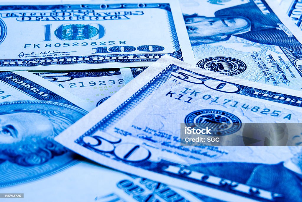 Pieniądze blues - Zbiór zdjęć royalty-free (5 dolarów USA)