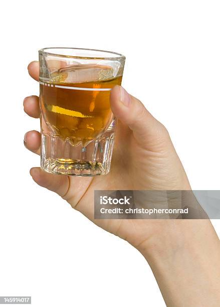 Shot Of Whiskey Stock Photo - Download Image Now - Drinking, Shot Glass, Adult