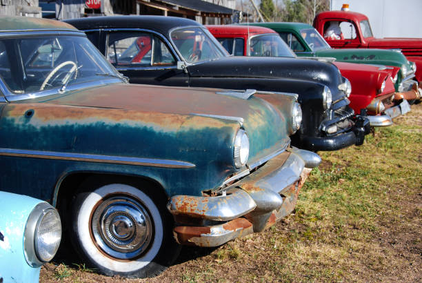 istock Front Of Old Automobiles 1459140913