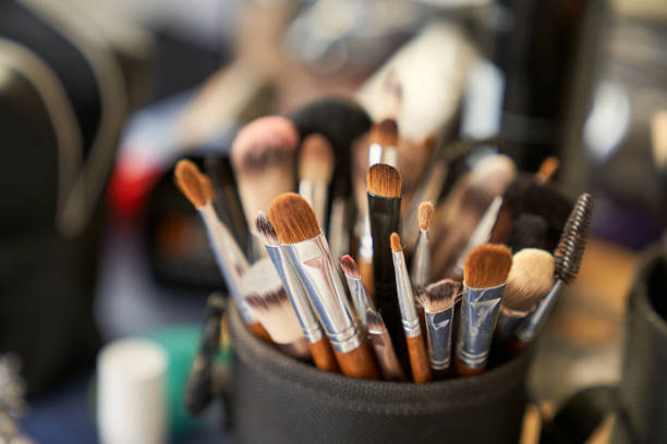 istock a jar full of assorted make-up brushes and brushes 1459143462