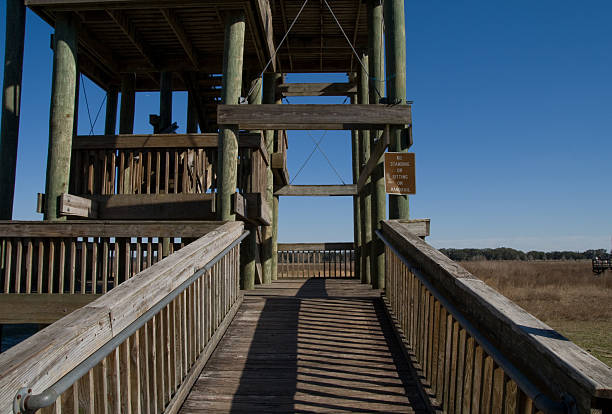 istock Wooden tower ramp 145914394
