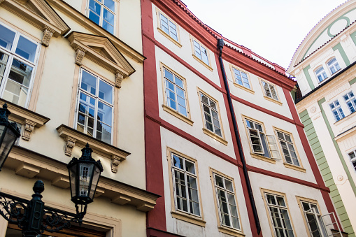 A look at Prague architecture and its beautiful buildings, as seen in the Old Town.