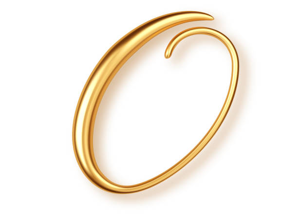 istock Gold number 0,  realistic lettering isolated on transparent background. Number zero uppercase for the design of banner or greeting card, significant date or event 1459146431