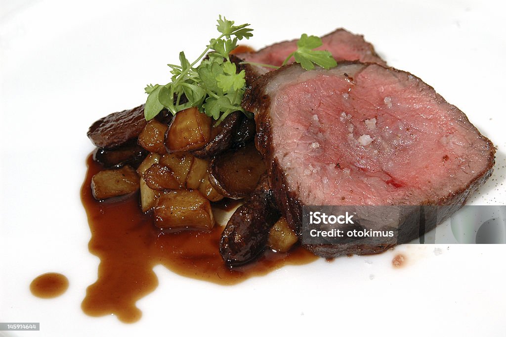 Beef and potatoes salted beef and potatoes Pot Roast Stock Photo