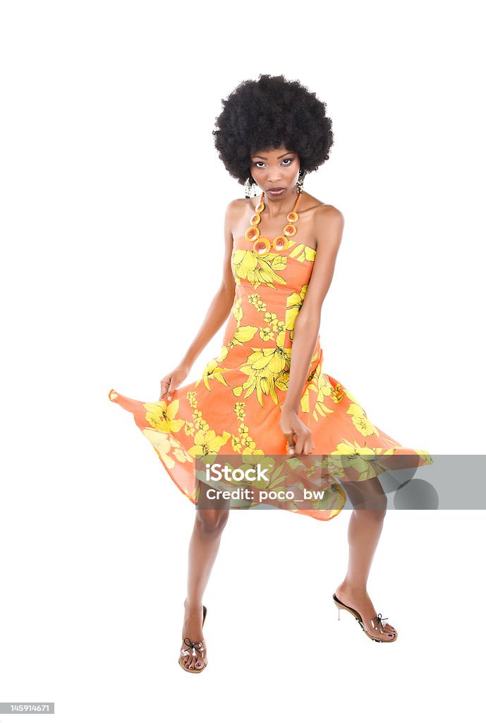 Mujer africana dancing - Foto de stock de Baile de discoteca libre de derechos